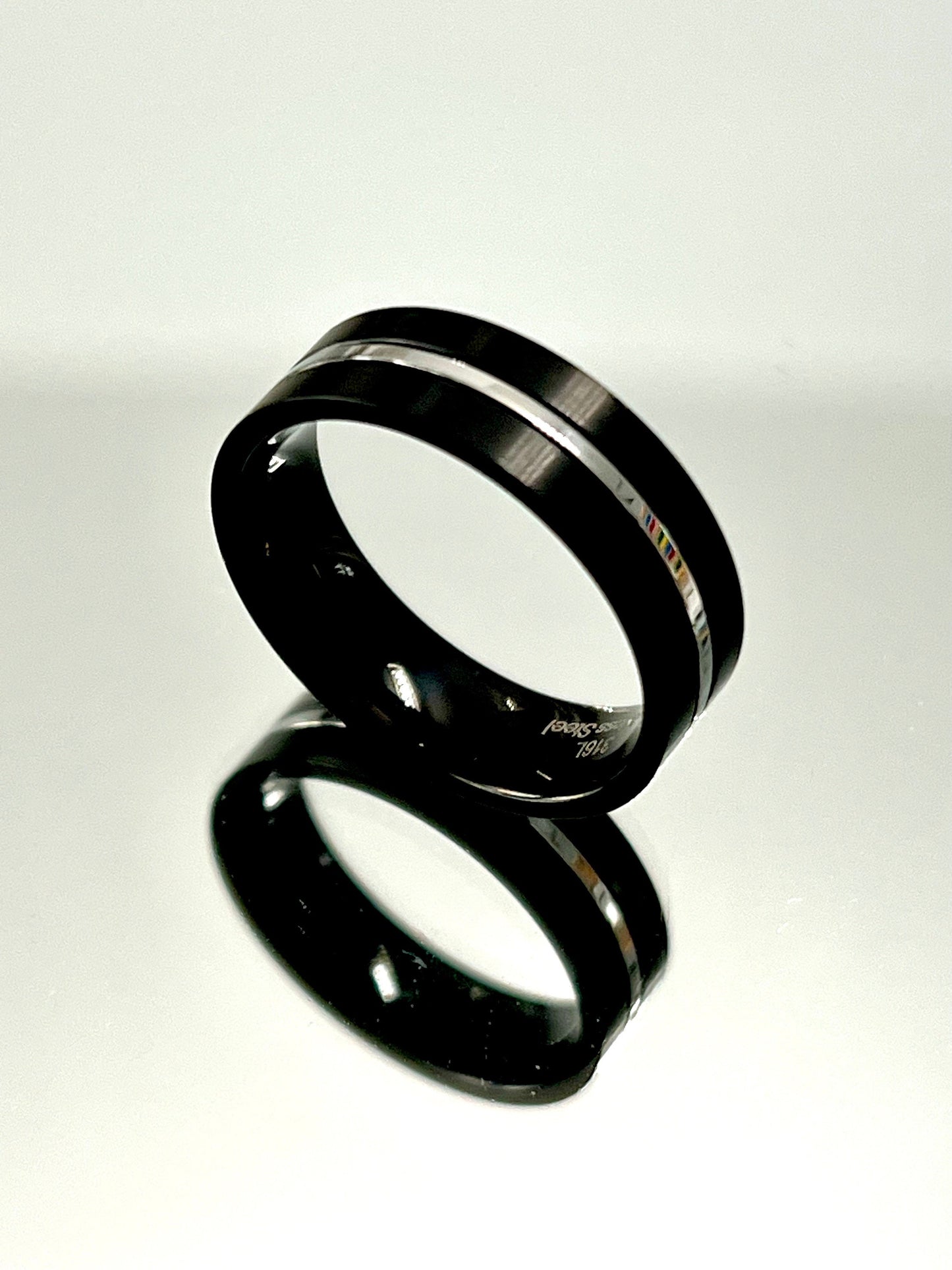 Black Gold Titanium Ring