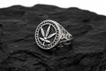 Marijuana Men's Ring – Stainless Steel