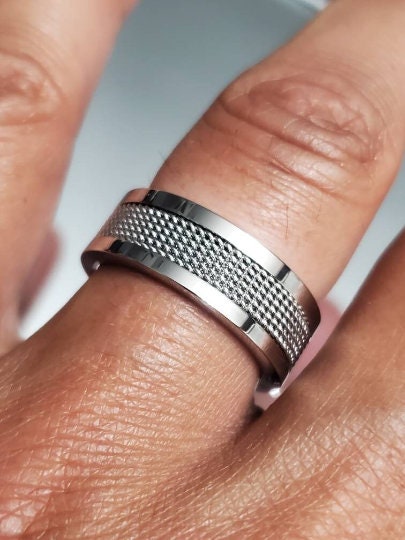 Men's Wedding Ring – Stainless Steel