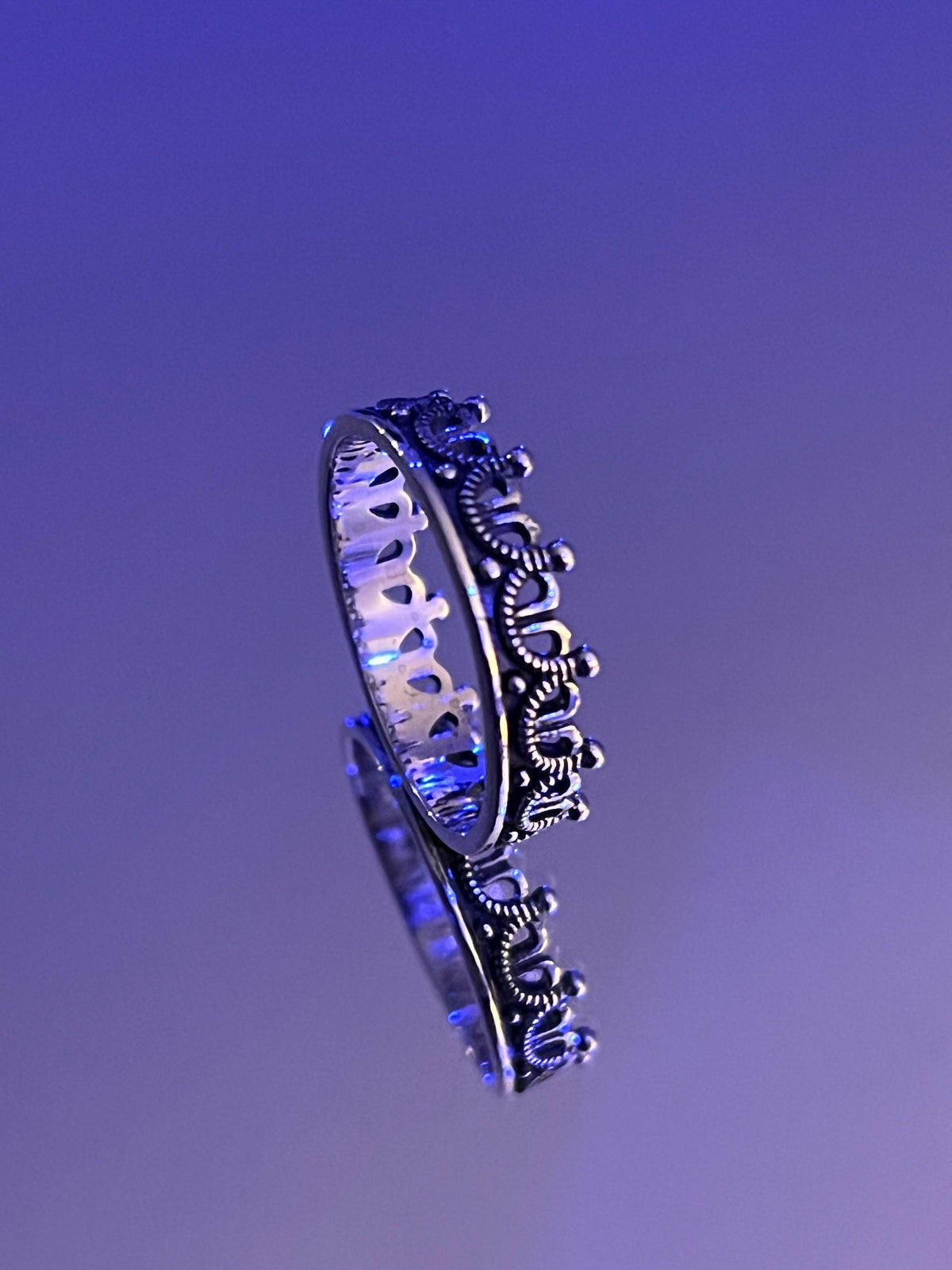 Crown Ring – Sterling Silver