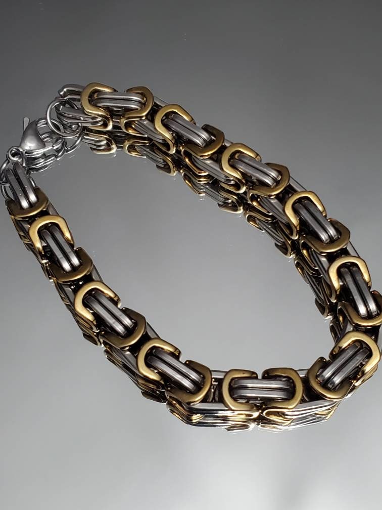 Chain and Bracelet Men's Set