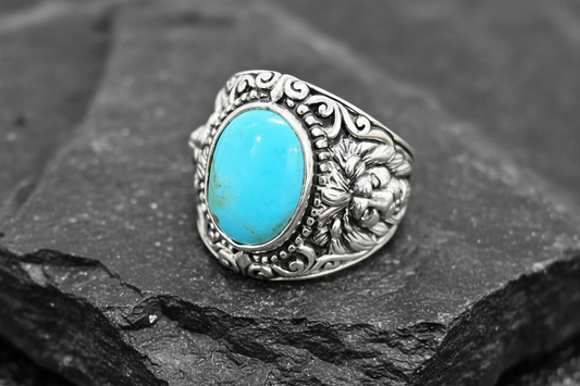 Roaring Lion Turquoise Ring