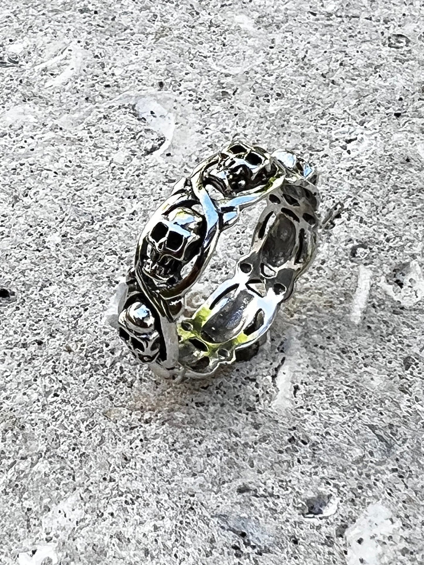 All Around Skulls Ring