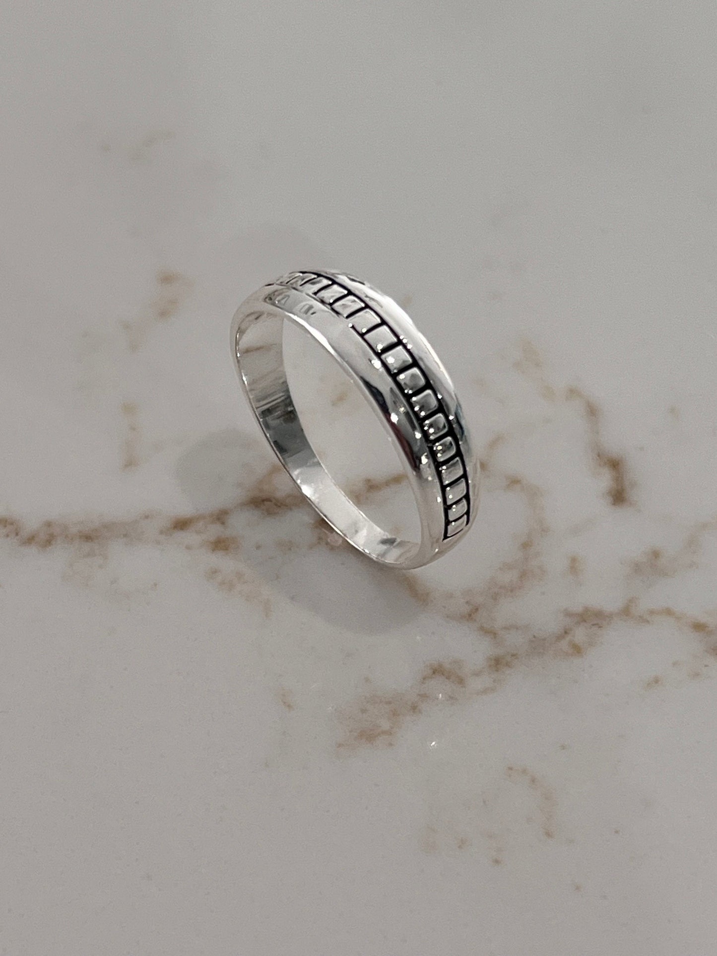 Wedding Men's Sterling Silver Solid 925 Gift for him Unisex