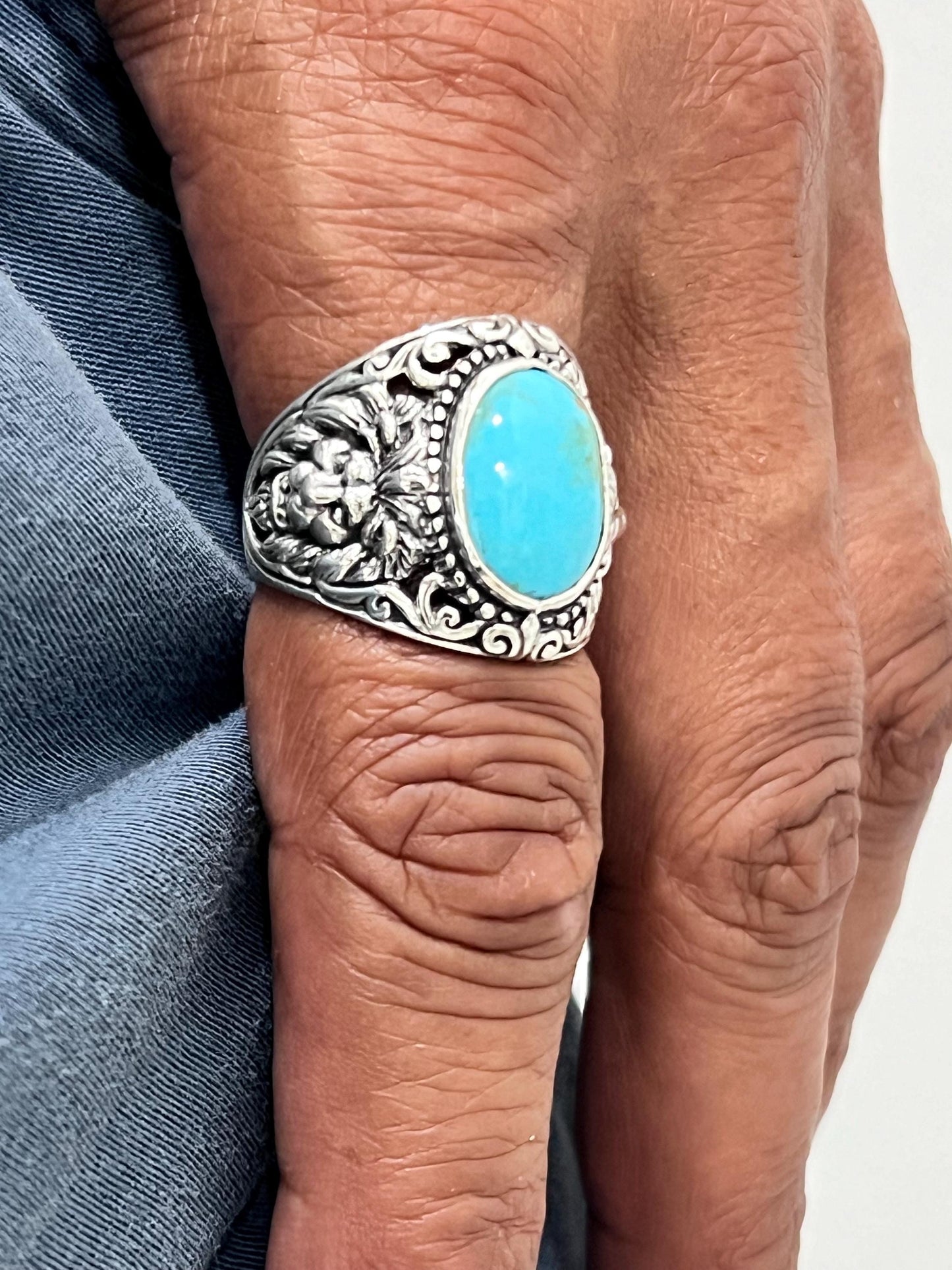 Roaring Lion Turquoise Ring