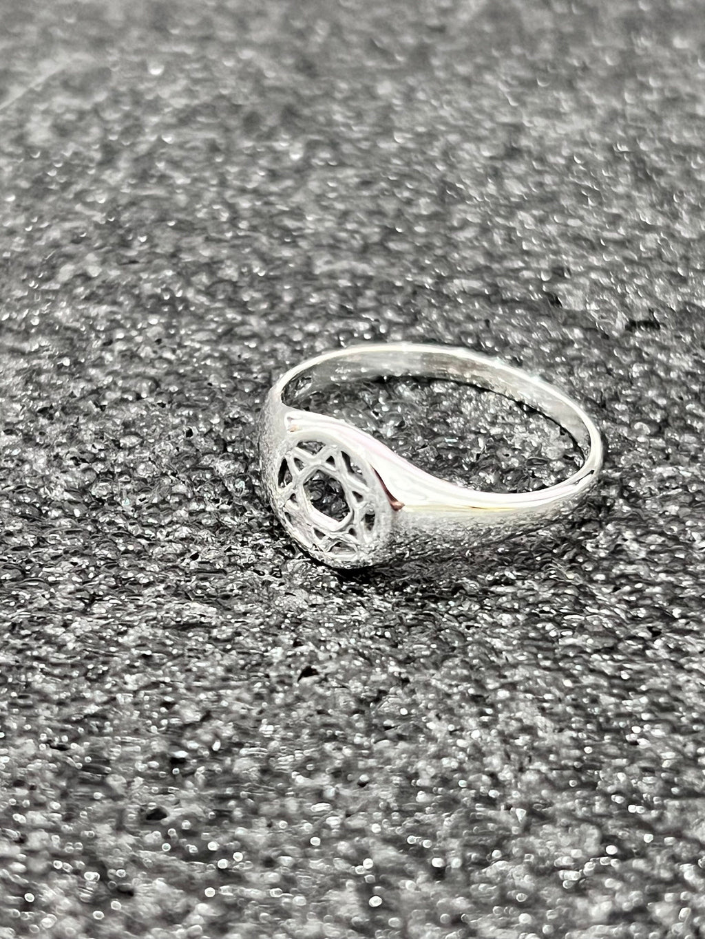 Sterling Silver Star of David Ring