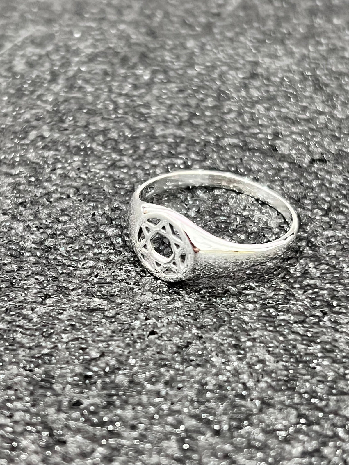 Sterling Silver Star of David Ring