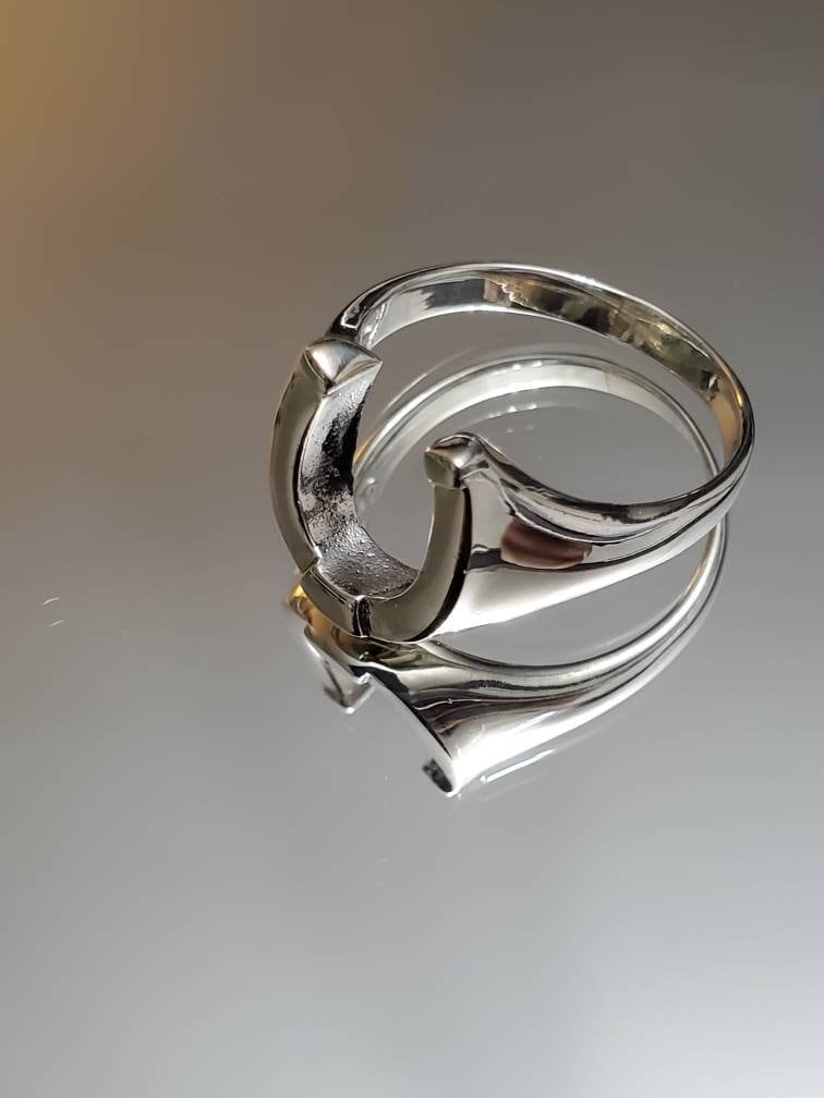 Horse Shoe Ring Lucky Horseshoe Equestrian Ring