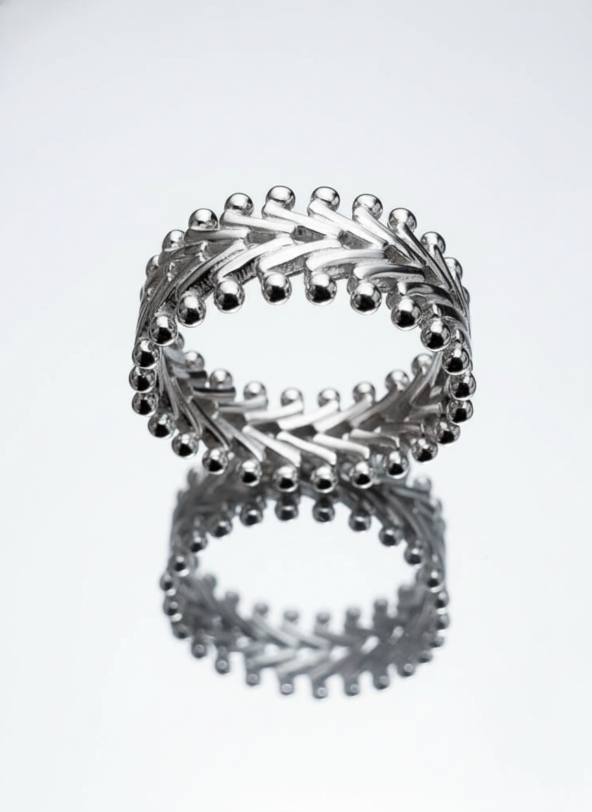 The Ultimate Silver Bold Statement Band,