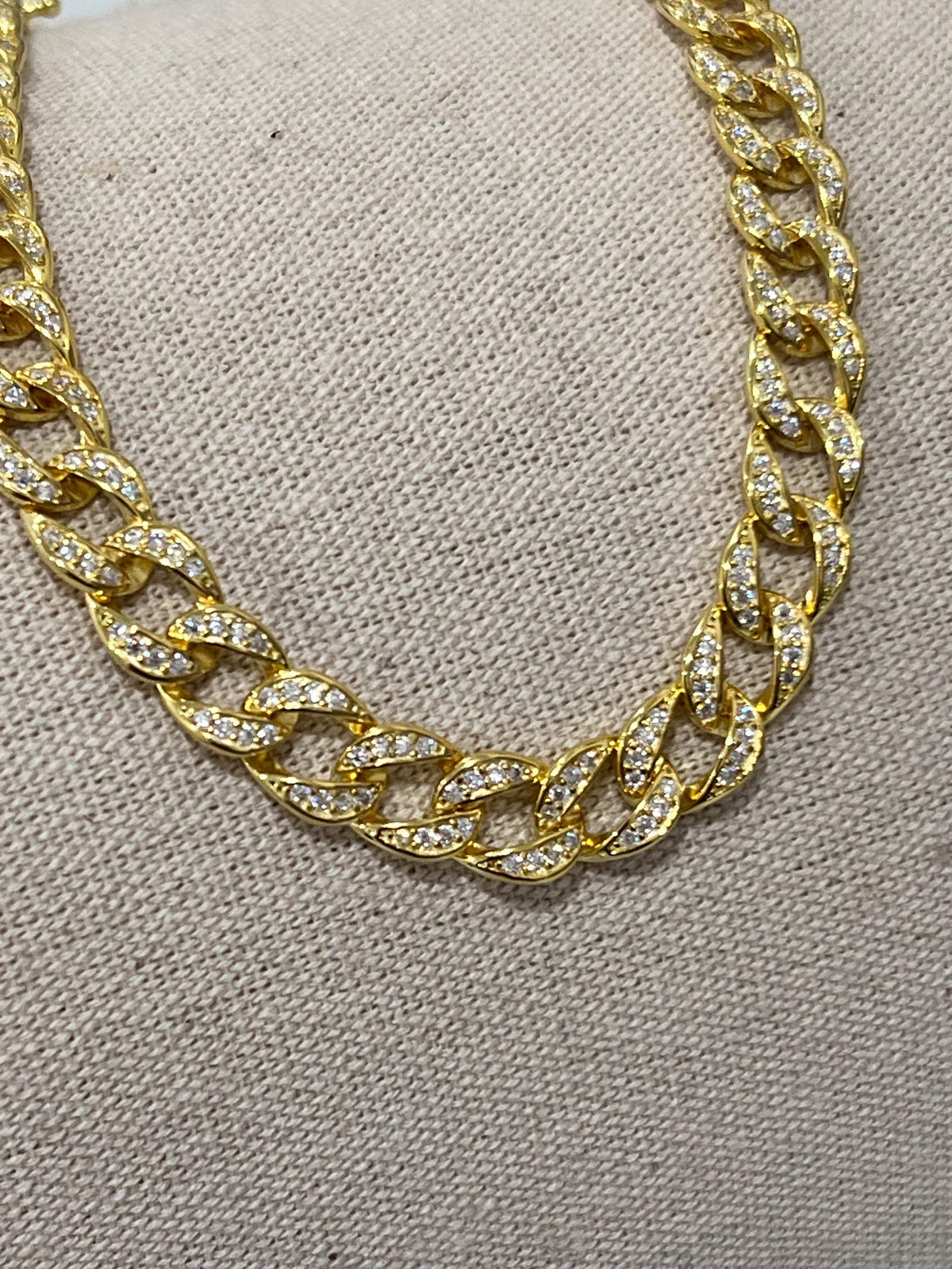 Gold Moissanite Bracelet – 925 Sterling Silver
