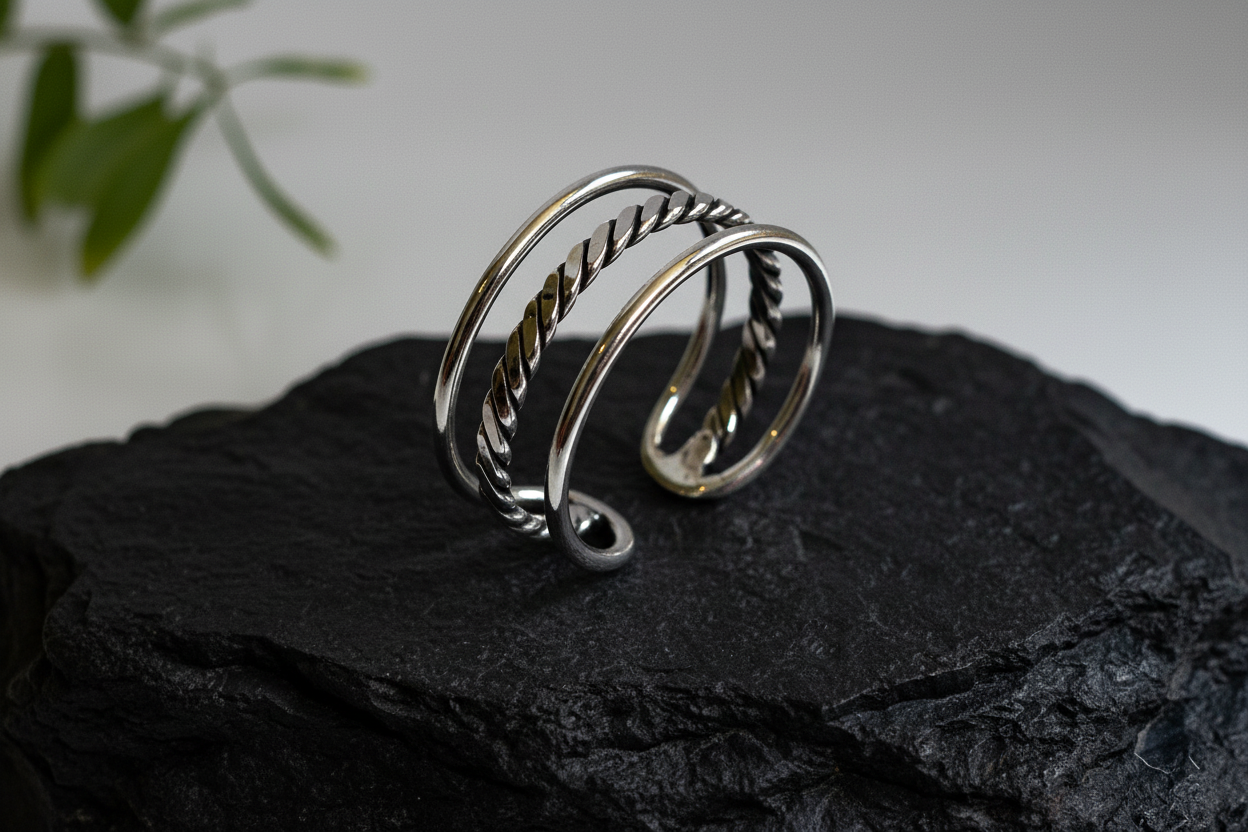 Spaced Rope 12mm Ring