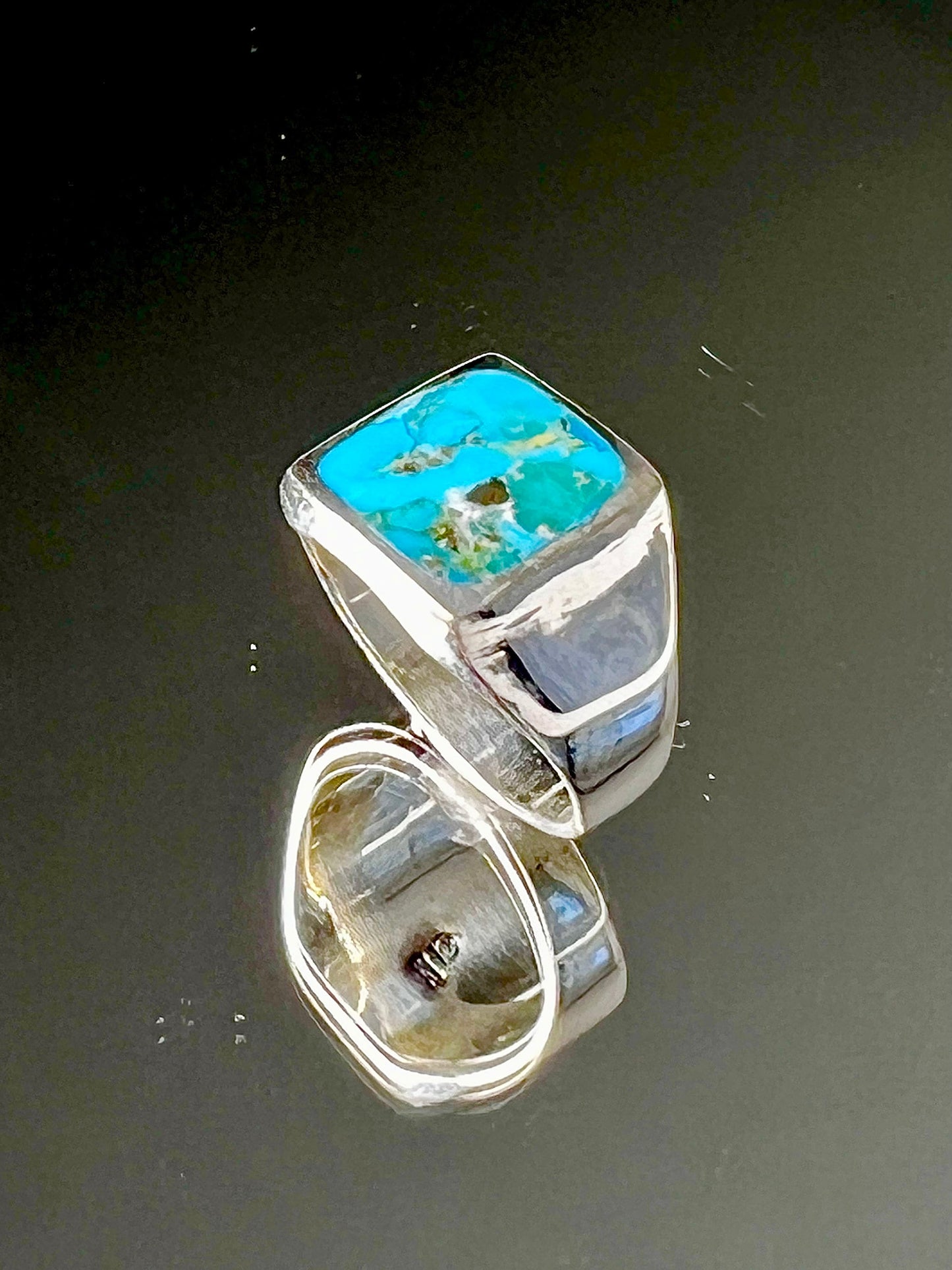 Formal Turquoise Men's Ring