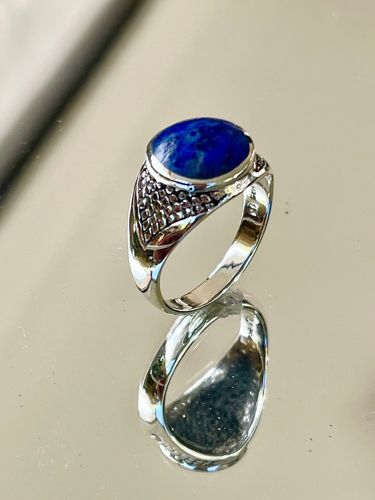Blue Lapis Ring