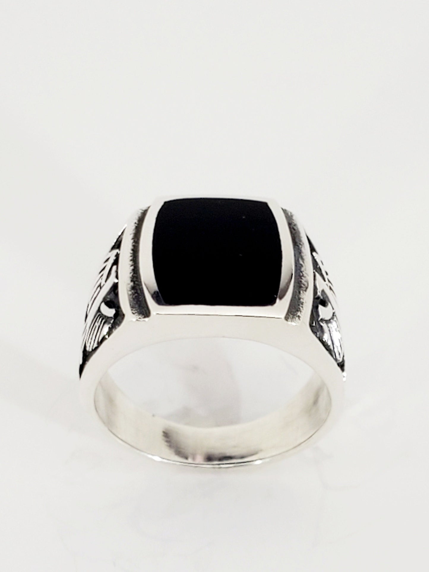 Onyx Kingsman Eagle Ring