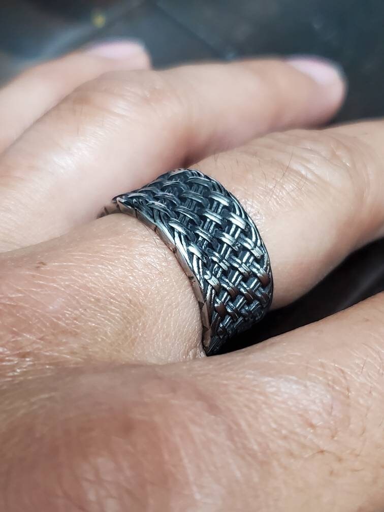 Woven Men's Ring