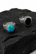 Agate Signet Ring – Sterling Silver