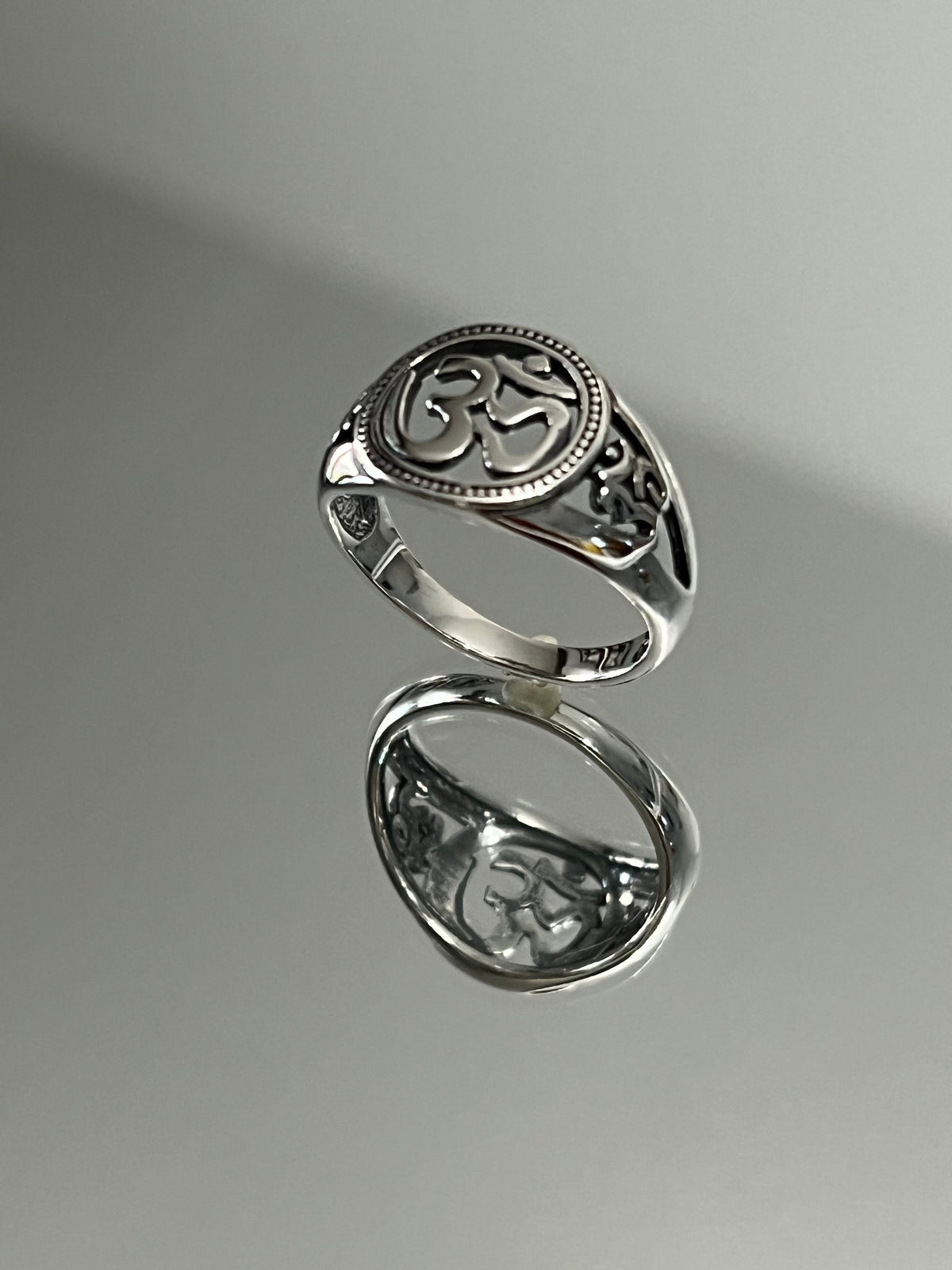 OM Ring – 925 Sterling Silver