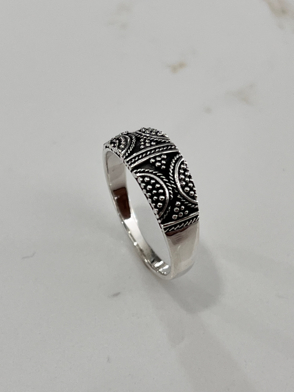 Bali Men's Wedding Ring – 925 Sterling Silver