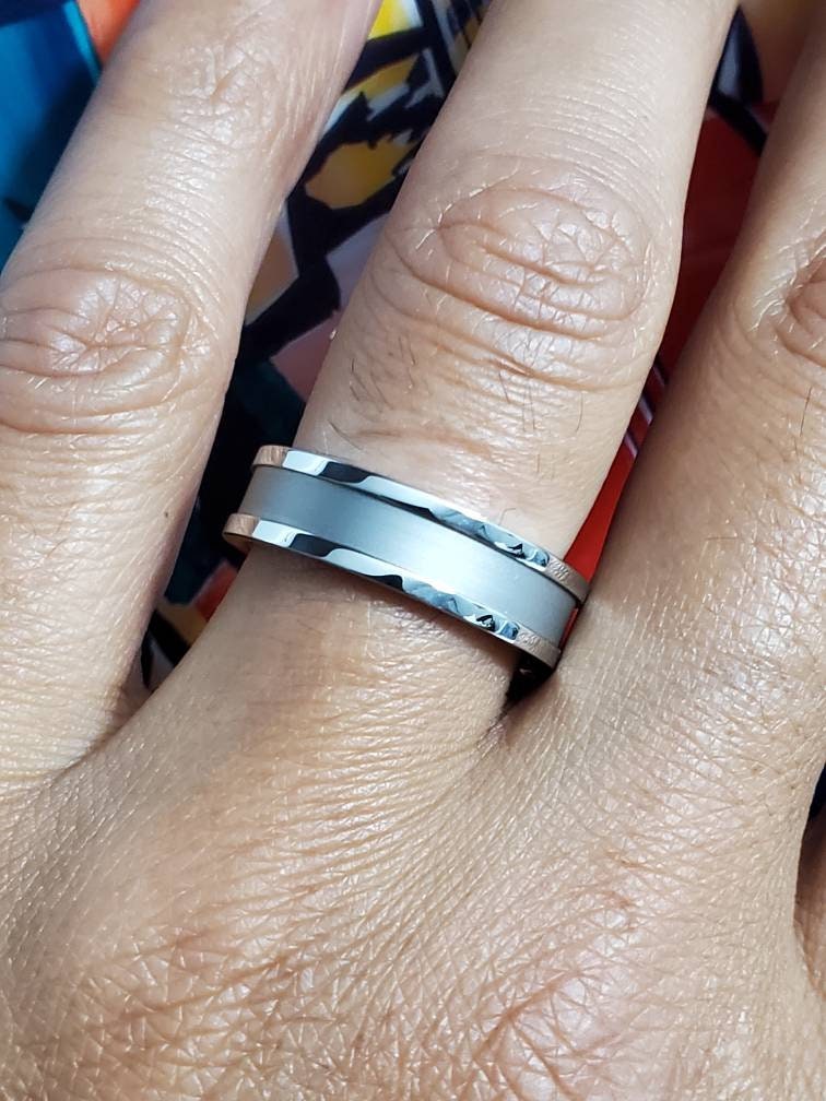 Satin Polish 8mm Wedding Band