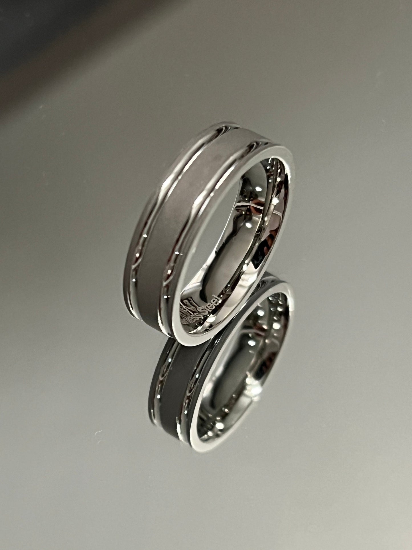 Stainless Steel Men's Silver Band