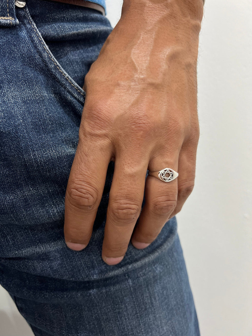 Sterling Silver Star of David Ring