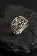 Daisy Vine Ring – Sterling Silver