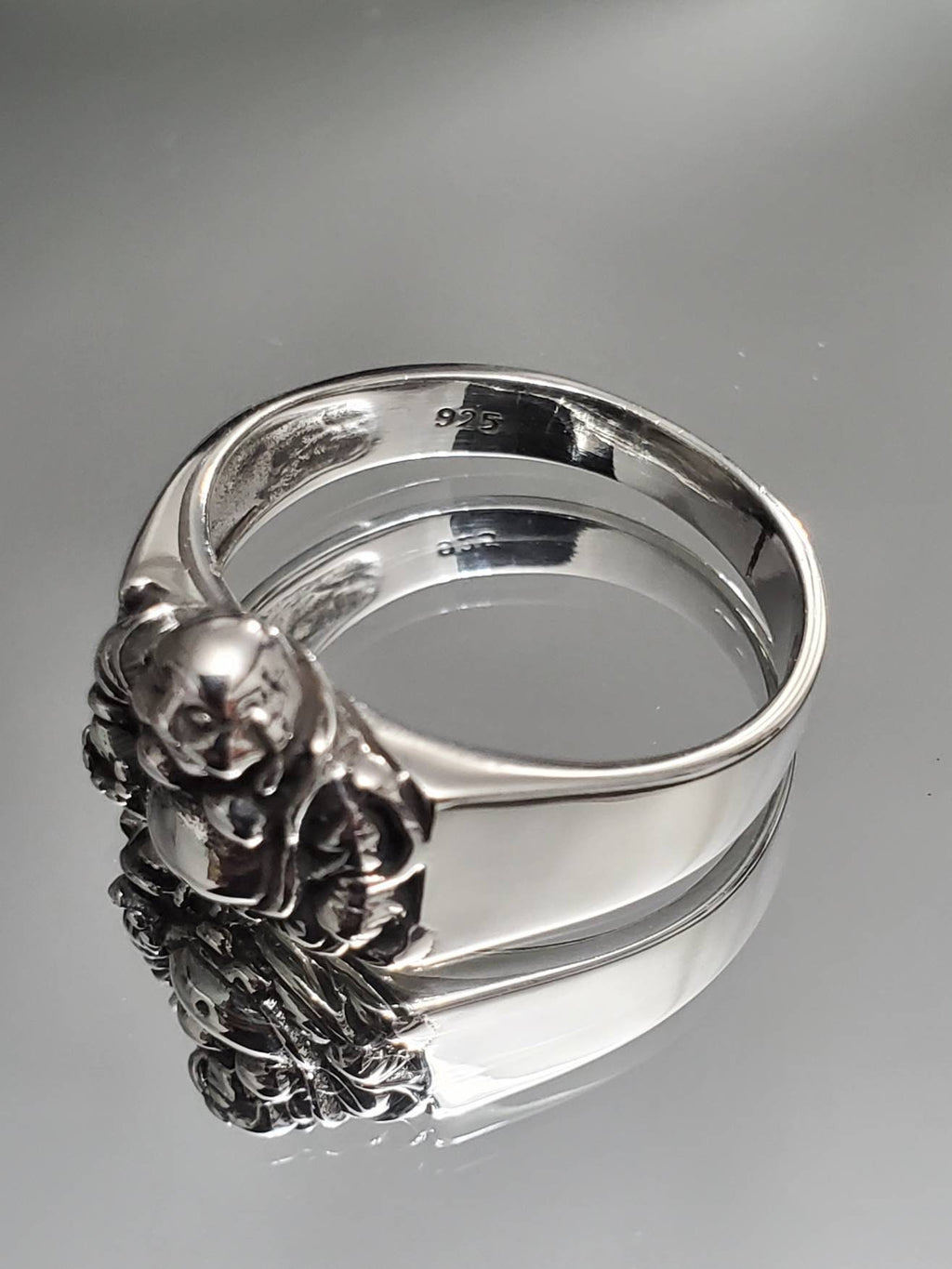 Sterling Silver 925 Buddha Ring