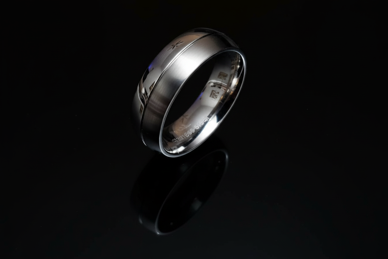 Stainless Steel Polish Satin 7mm Men's Band