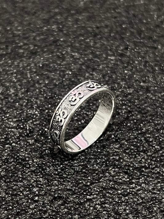 OM Ring Sterling Silver 6.2mm