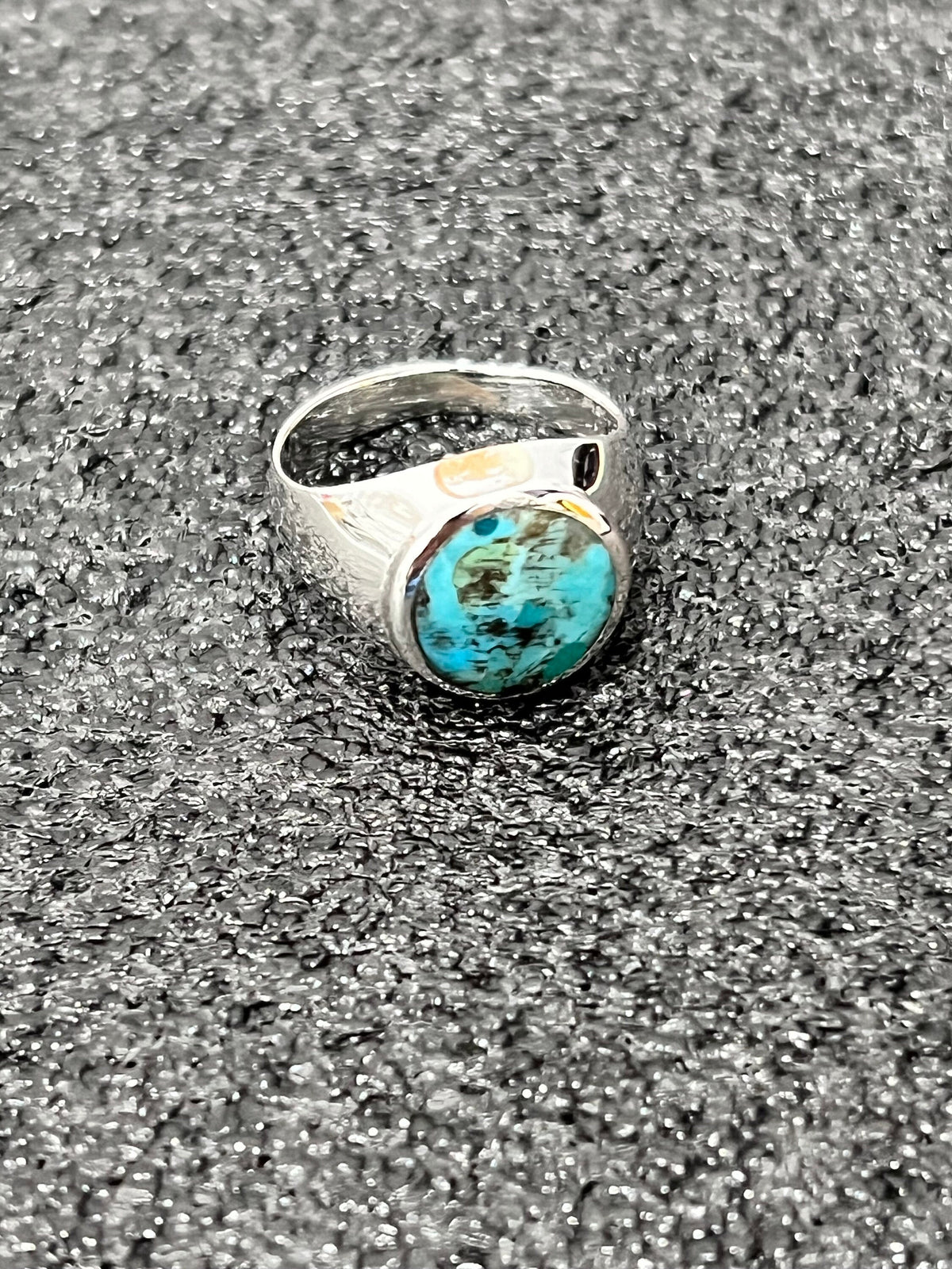 Turquoise Signet Ring 12mm