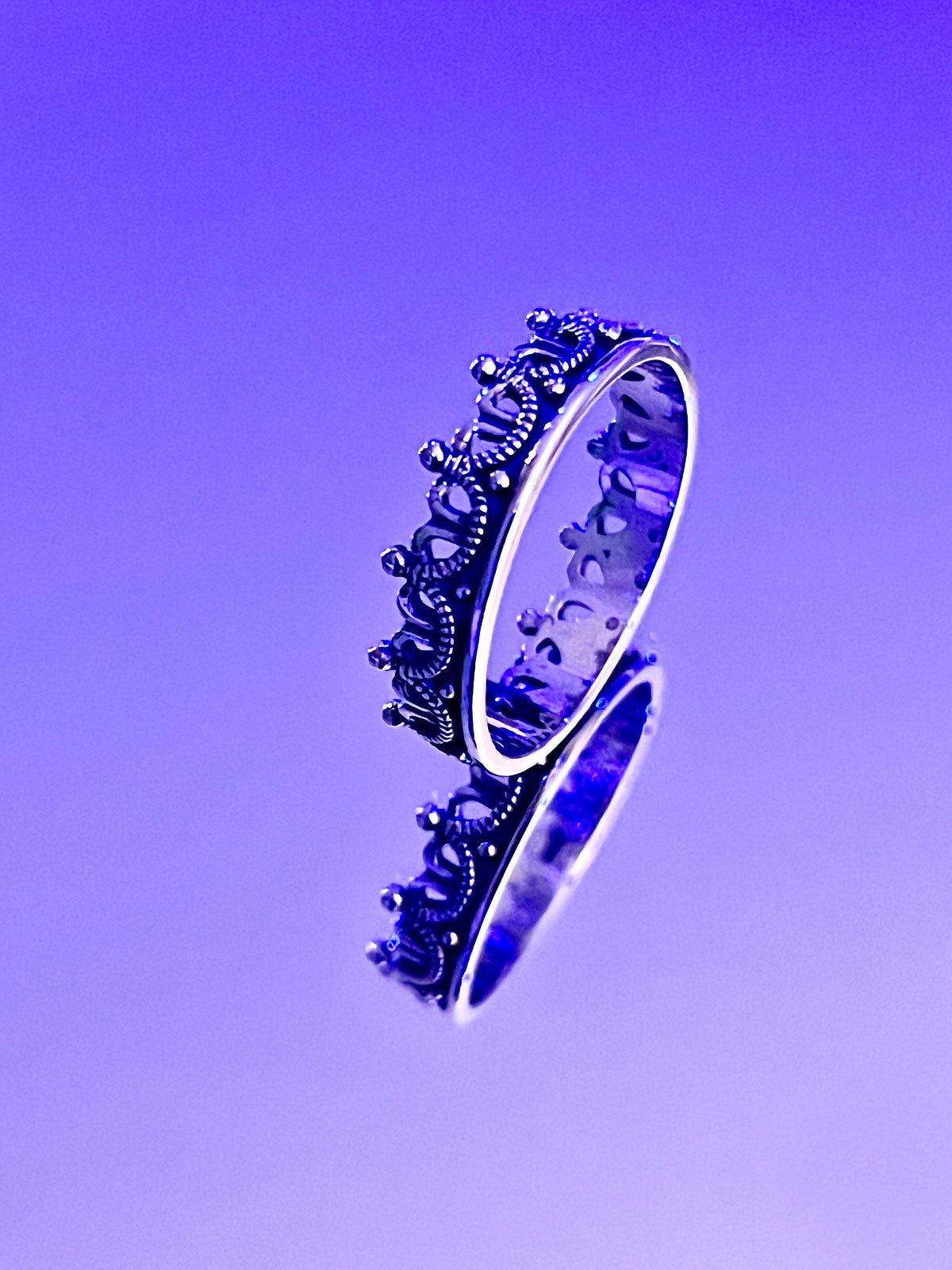 Crown Ring – Sterling Silver
