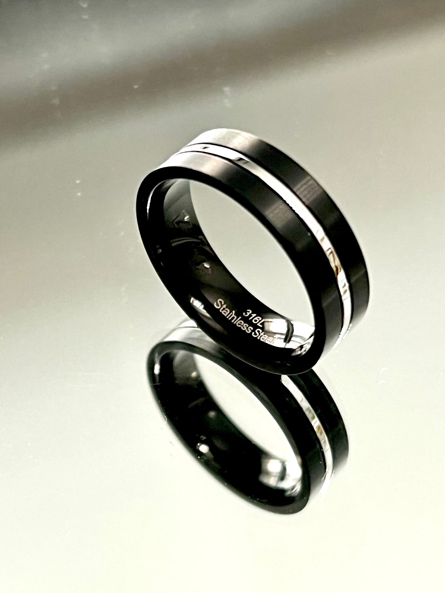 Black Gold Titanium Ring