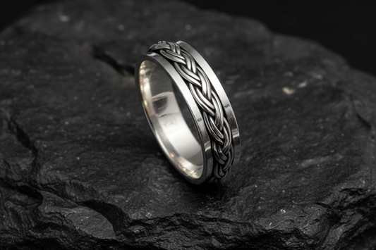 Braided Spinner Ring