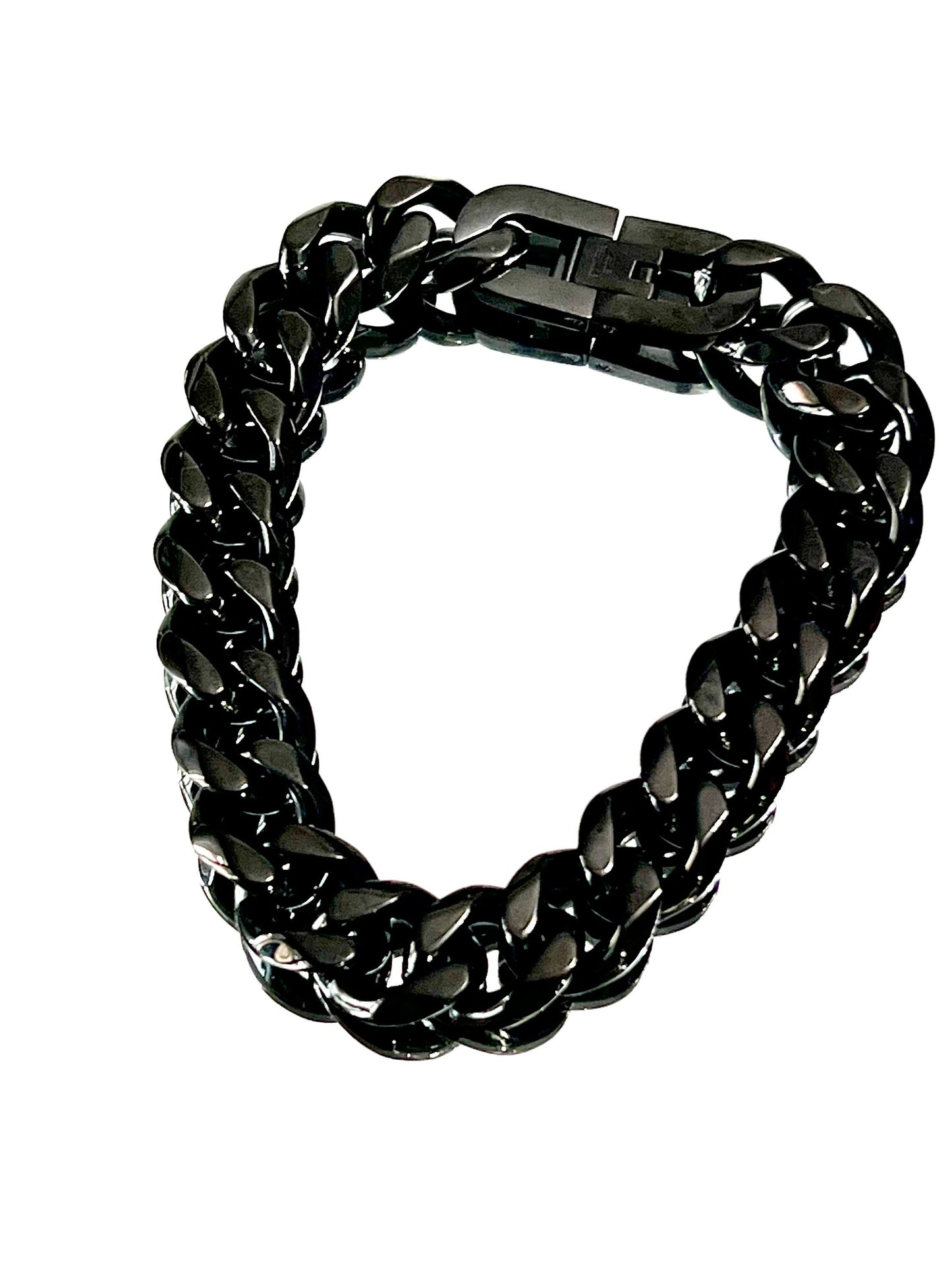 Black Cuban Link Bracelet