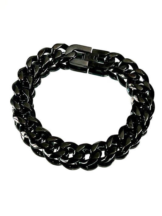 Black Cuban Link Bracelet