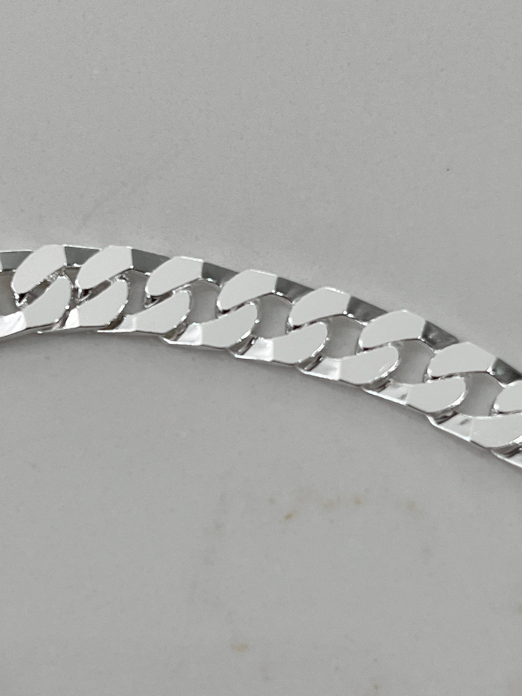 Square Link Unisex Bracelet – Sterling Silver