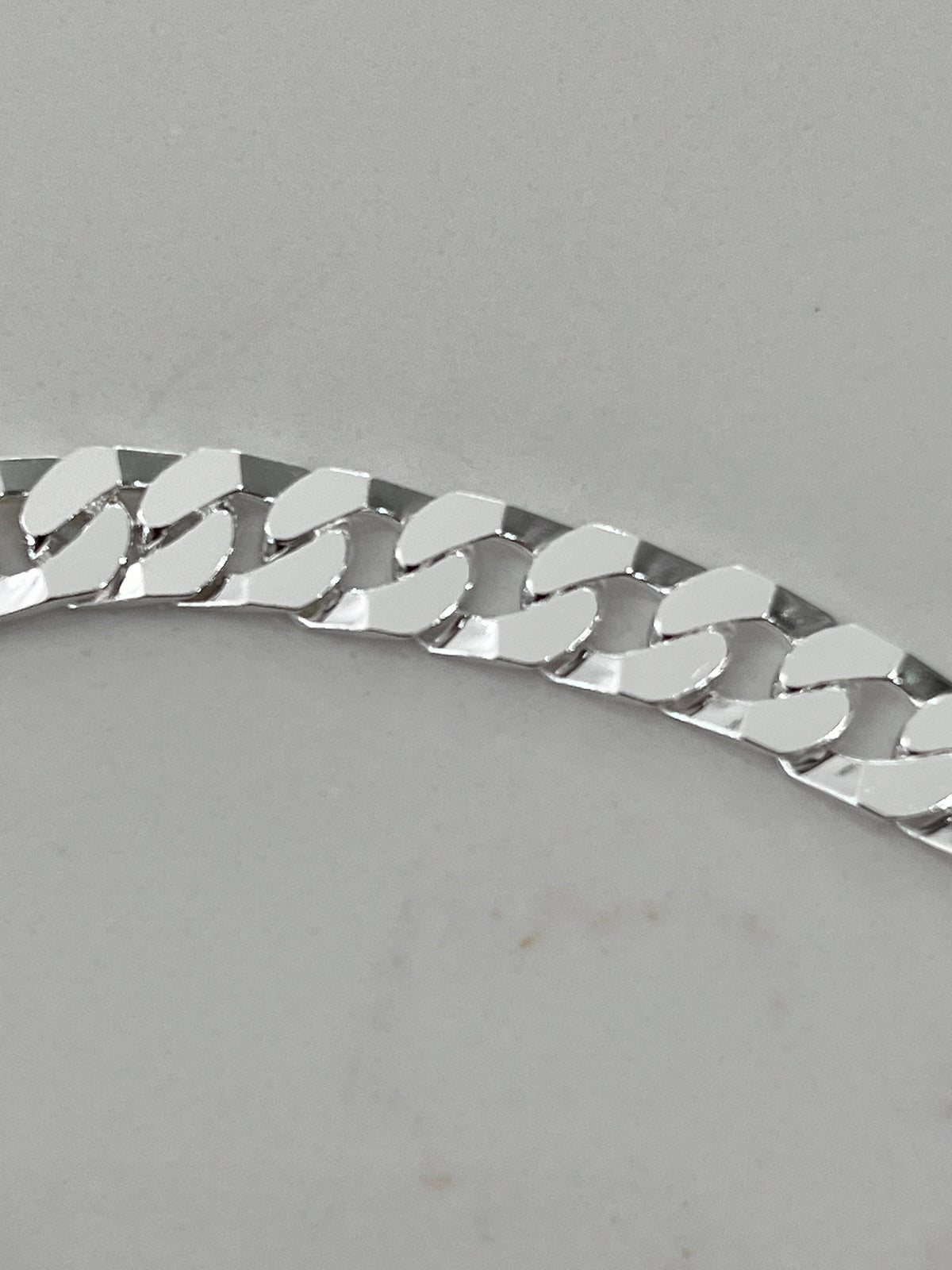 Square Link Unisex Bracelet – Sterling Silver