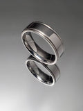 Double Groove Ring – Stainless Steel with 7mm Band Width