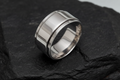 Wedding Ring – Sterling Silver with 10mm Band Width