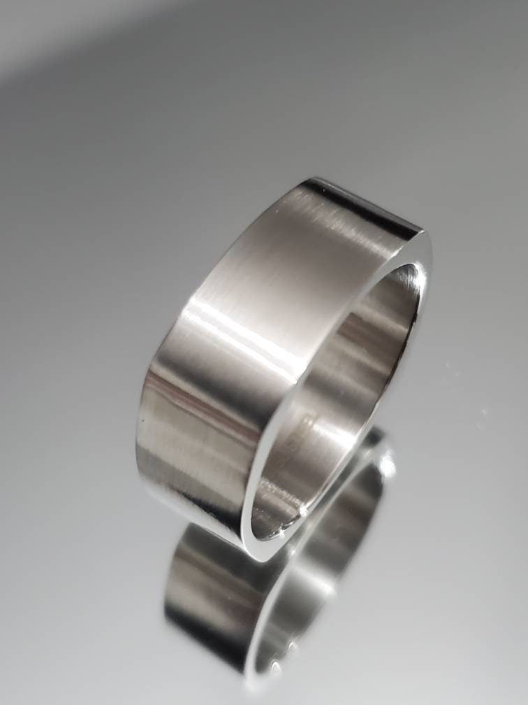 Geometric Square Fashionable Men's Ring – Stainless Steel