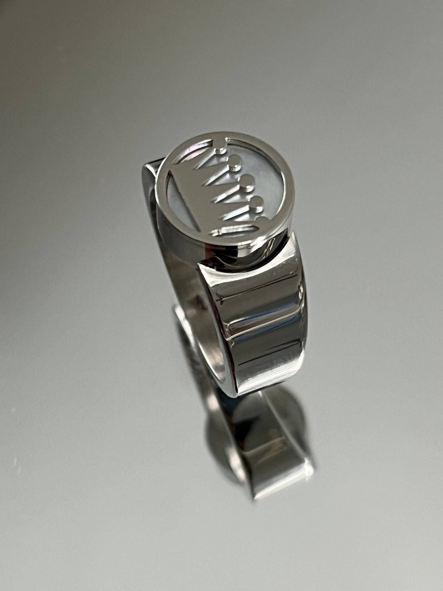 Crown Ring, Stainless Steel