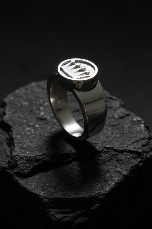 Crown Ring, Stainless Steel