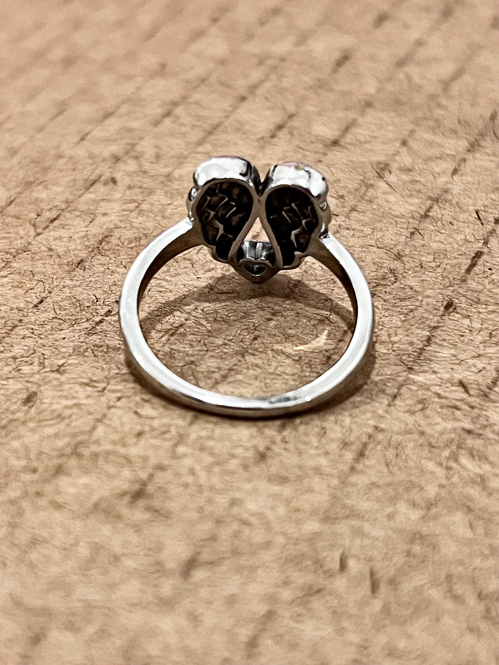 Wings Ring – Sterling Silver with Rhodium Plated