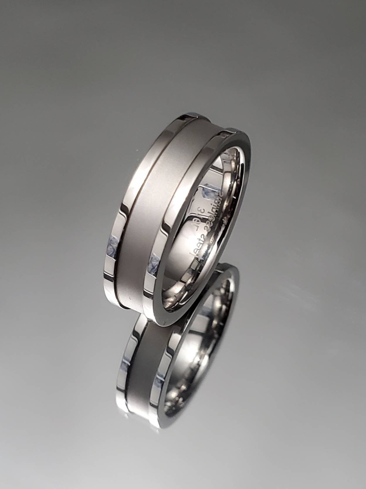 Satin Polish 8mm Wedding Band