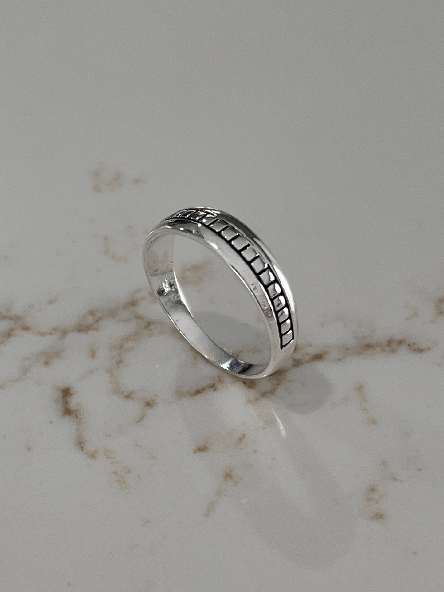 Wedding Men's Sterling Silver Solid 925 Gift for him Unisex