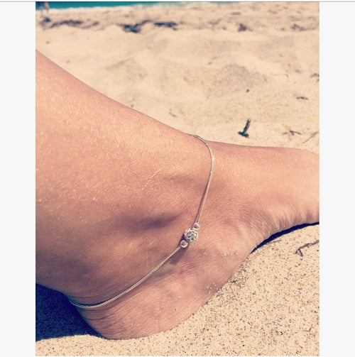 Anklet Fireball Anklet Circle Disco Fireball Women Jewelry