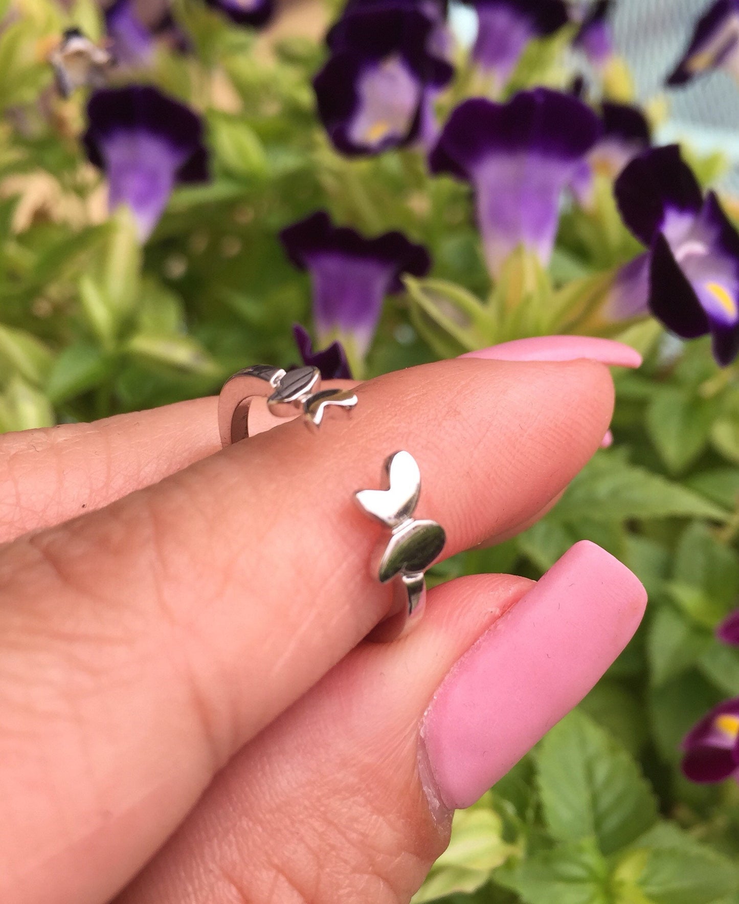 Butterfly Sterling Silver Women Ring