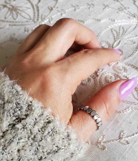 Hand of Fatima Protection Ring – Sterling Silver