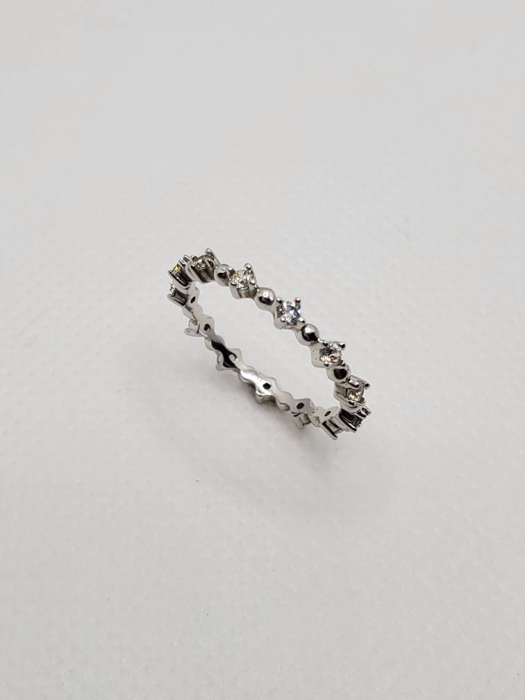 Thin Eternity Ring – 925 Sterling Silver