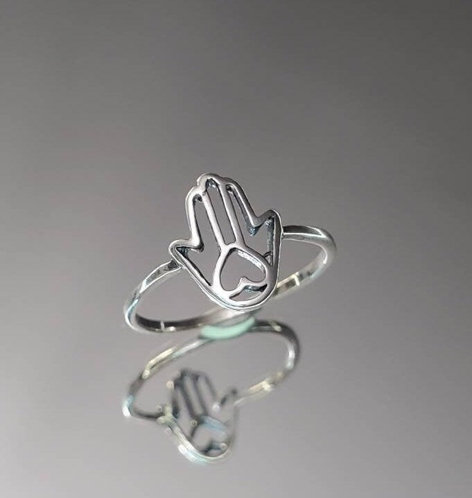 Hand Minimalist Hamsa Ring